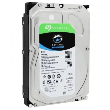 Жесткий диск HDD SATA-III Seagate 6000Gb, ST6000VN0041, IronWolf Guardian NAS, 7200 rpm, 128Mb buffer